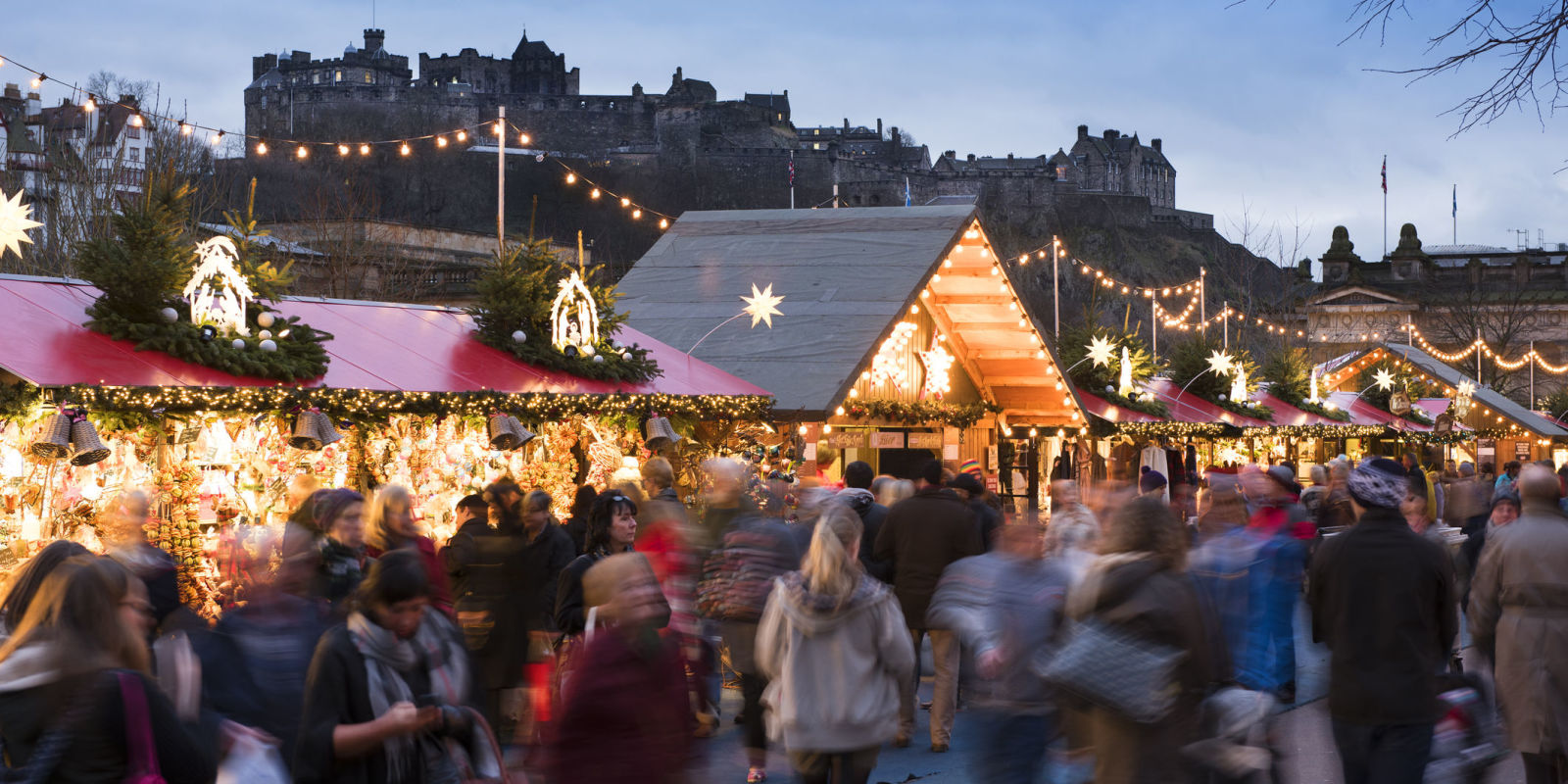 Edinburgh's Christmas market has been named the UK's favourite