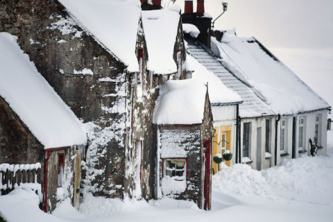 Snow in Scotland